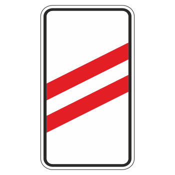 Дорожный знак 1.4.2 «Приближение к железнодорожному переезду» (металл 0,8 мм, II типоразмер: 350х700 мм, С/О пленка: тип Б высокоинтенсивная)