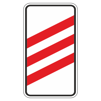 Дорожный знак 1.4.1 «Приближение к железнодорожному переезду» (металл 0,8 мм, II типоразмер: 350х700 мм, С/О пленка: тип А коммерческая)